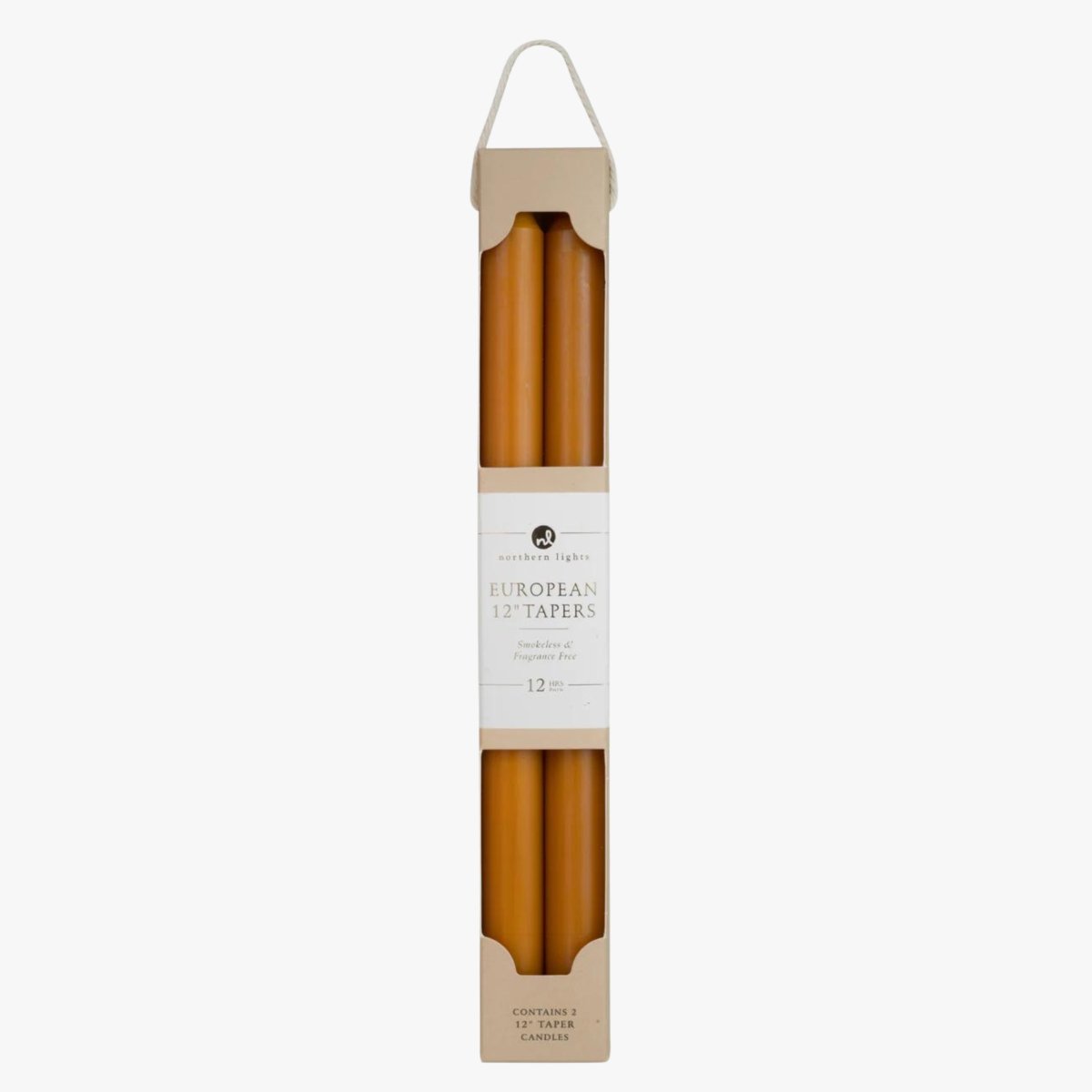 12" Classic Taper Set Caramel Color| Duman Home