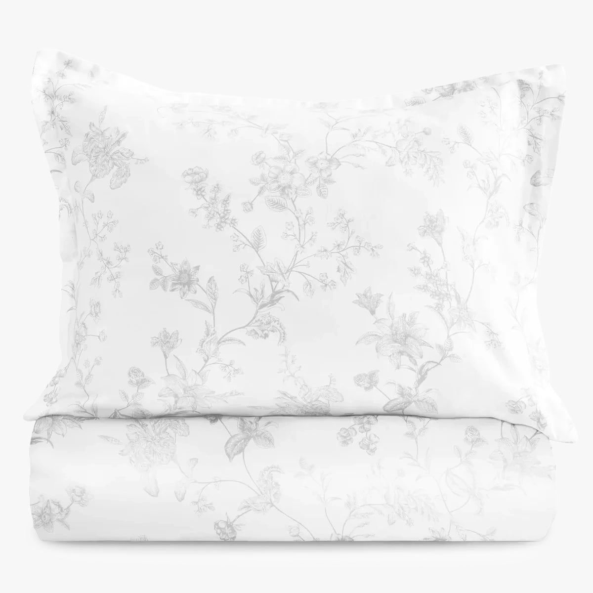 Garden Bouquet Duvet Sets Gray | Duman Home