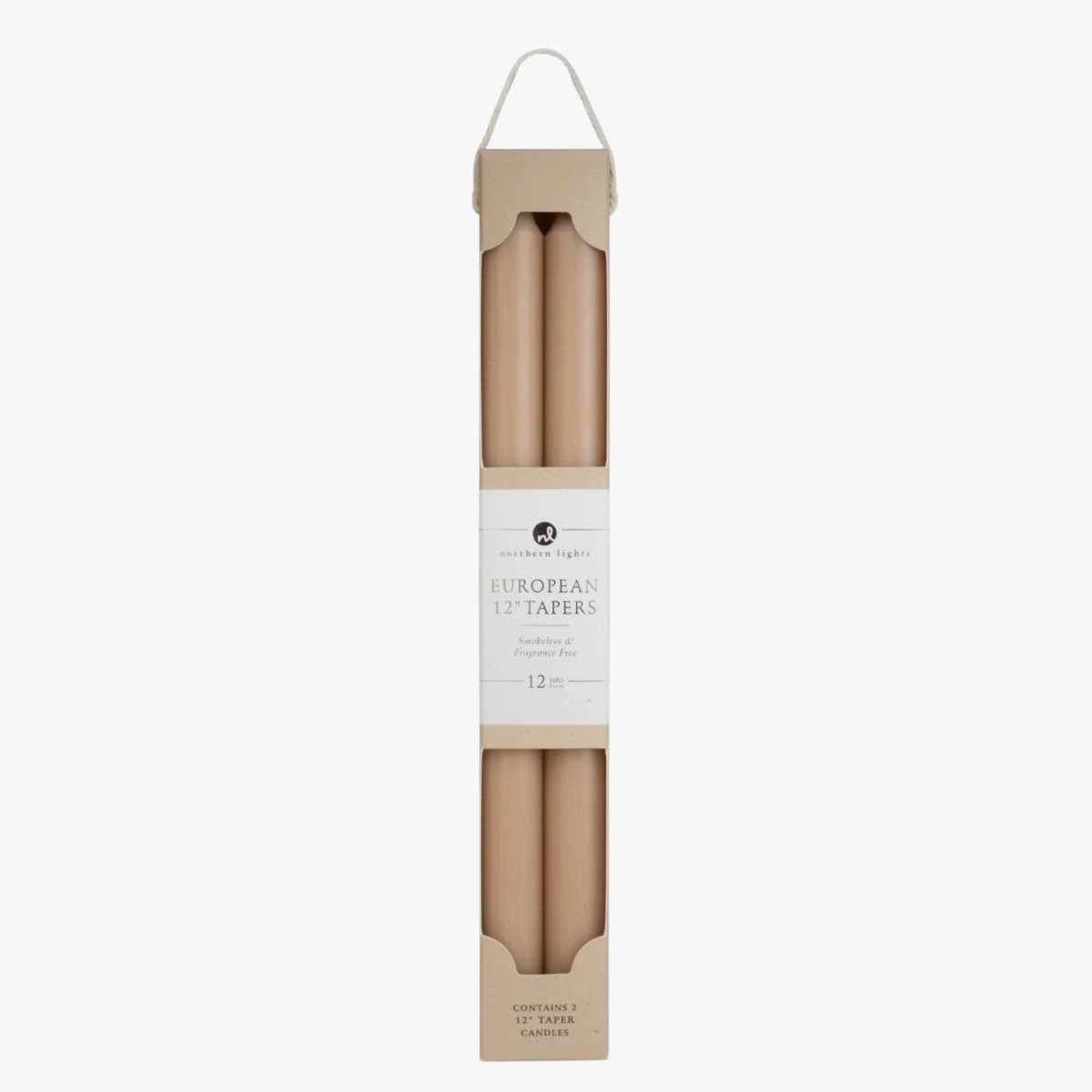 12" Classic Taper Set Tan Color| Duman Home