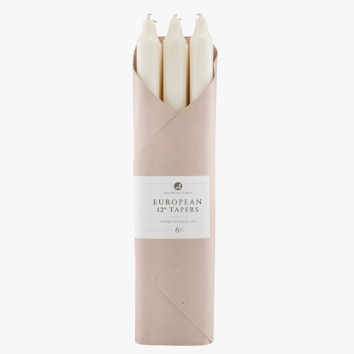 Three ivory candles set | Duman Home
