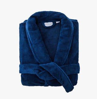 Turkish Velour Robe Navy | Duman Home