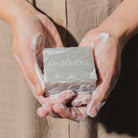 Hands Showing Apotheke Canvas Bar Soap | Duman Home
