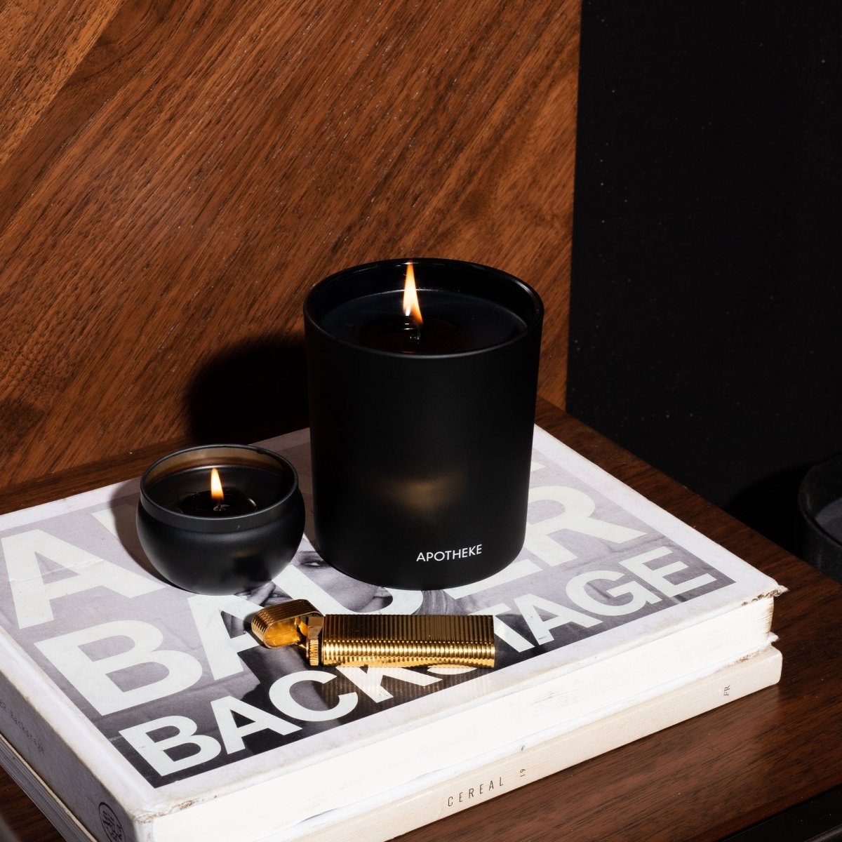 Apotheke Charcoal Mini Candle Tin