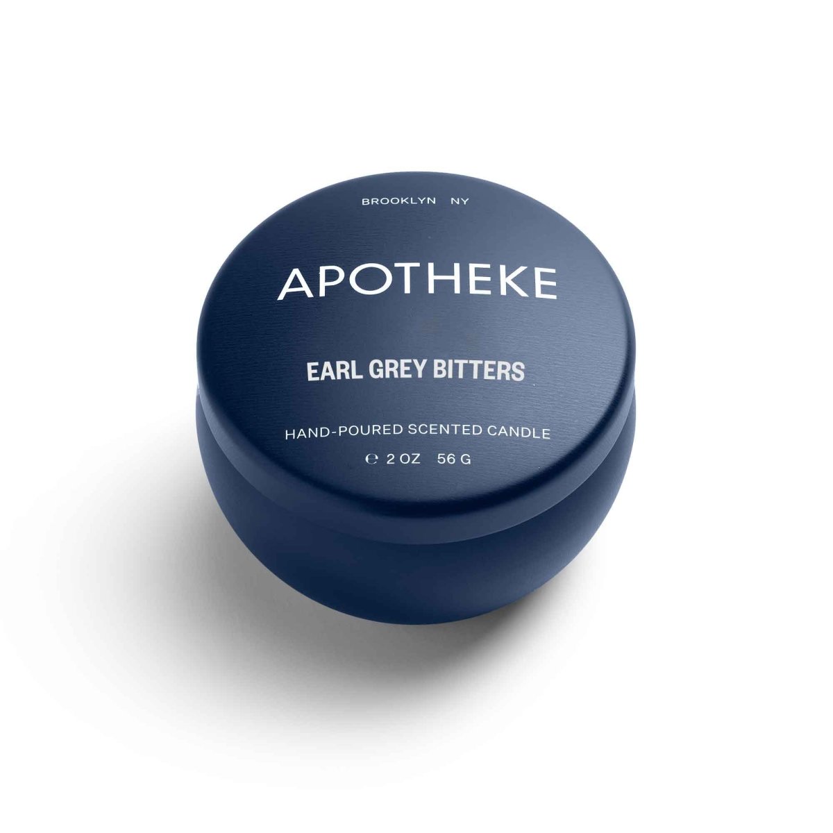 Apotheke Earl Grey Bitters Mini Candle Tin
