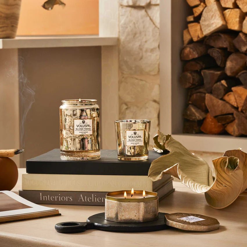 Voluspa Blond Tabac Large Jar Candle