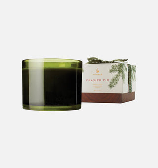 Thymes Frasier Fir Molded Green Glass Candle – Scentimentals Boutique