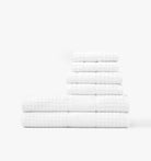 Lightweight Waffle Towel Bundle White | Duman Home