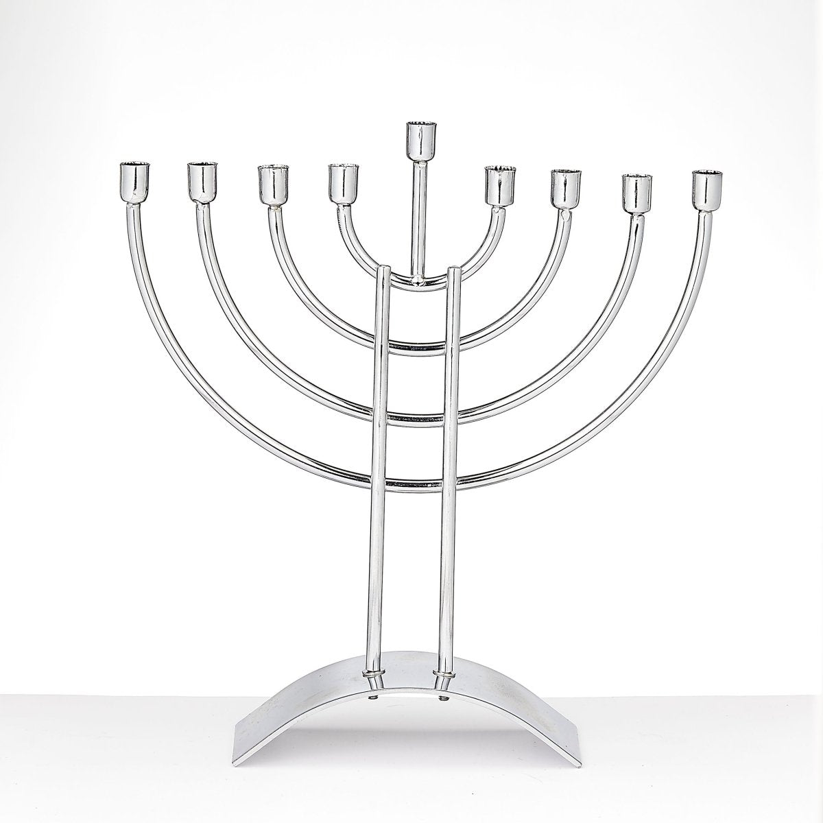 Traditional Steel Menorah