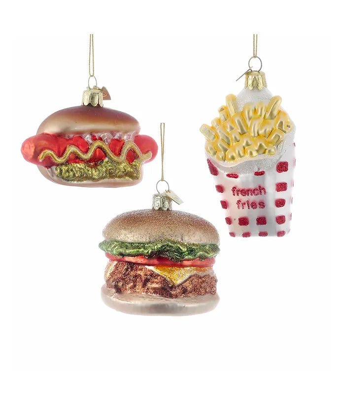 Noble Gems™ Fast Food Glass Ornaments