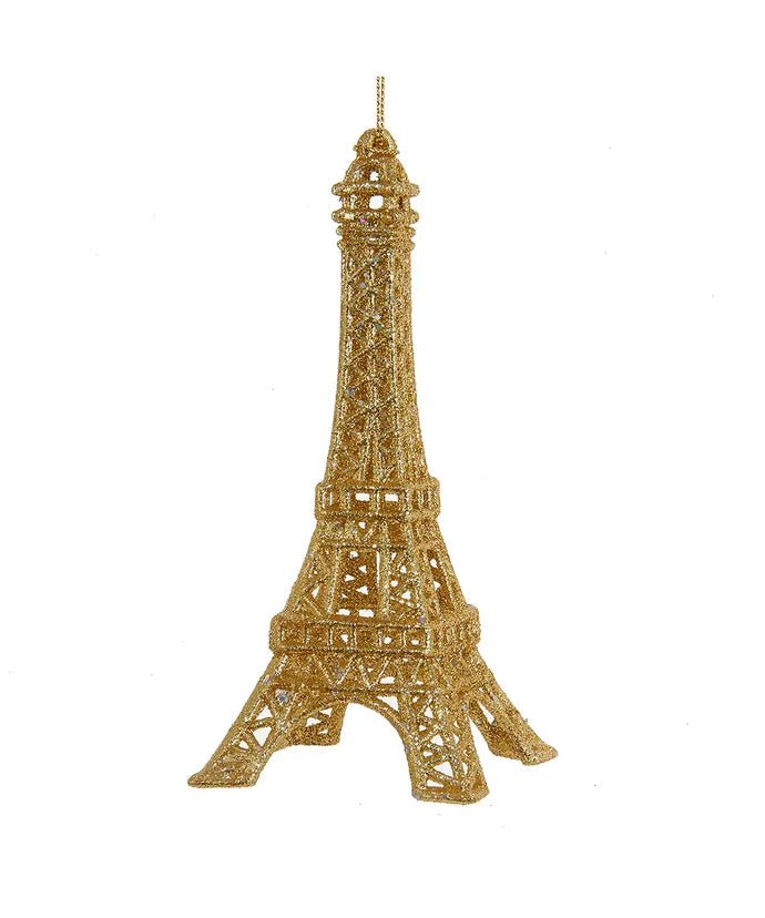Gold Eiffel Tower Acrylic Ornament